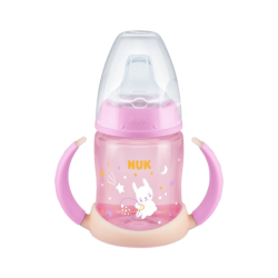 Nuk First Choice Learner Bottle Soft Spout 6-18m Pink 150ml