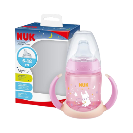 Nuk First Choice Tasse d'Apprentissage Embout Souple 6-18m Rose 150ml
