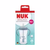 Nuk Perfect Match Biberon d'Apprentissage avec Paille 8m+ Bleu 260ml