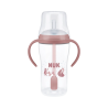 Nuk Perfect Match Biberón de Entrenamiento con Pajita 8m+ Rosa 260ml