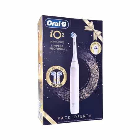 Oral-B Laboratory iO2 Escova de Dentes Elétrica Branca Pack