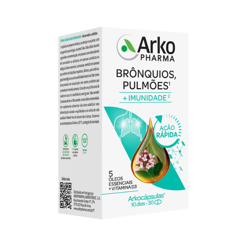Arkocápsulas Bronquios y Pulmones 30 cápsulas