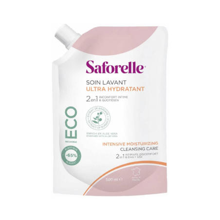 Saforelle Solução de Lavagem Ultra-Hidratante Recarga 500ml