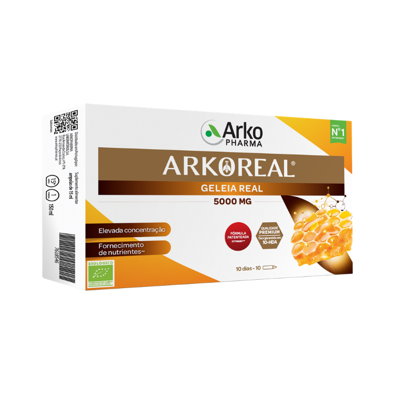 Arkoreal Geleia Real 5000mg 10 ampolas