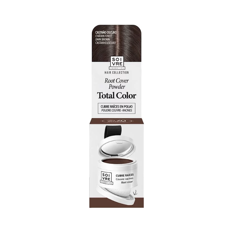 Soivre Root Cover Powder Dark Brown 4g
