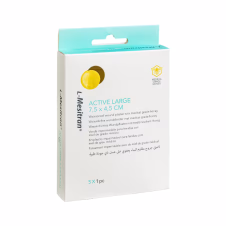 L-Mesitran Active Large Venda Impermeable 7,5x4,5cm 5 unidades