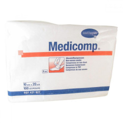 Medicomp Compressas não Tecido não Estéril 10x20cm 100 unidades